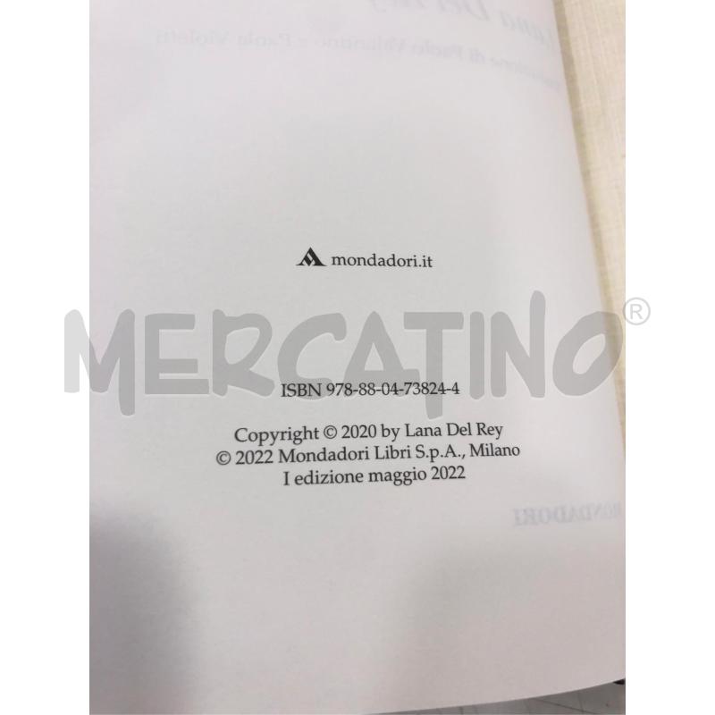LIBRO LANA DEL REY VIOLET E ALTRE POESIE MONDADORI | Mercatino dell'Usato Roma somalia 3
