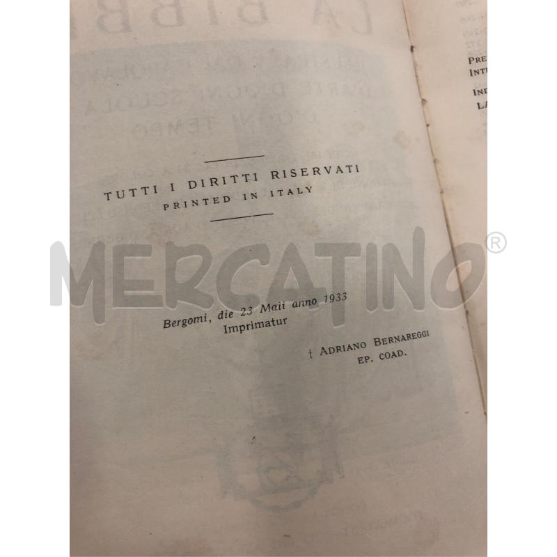 LIBRO LA BIBBIA ILLUSTRATA ISTITUO ARTE GRAFICHE 1936 | Mercatino dell'Usato Roma somalia 3