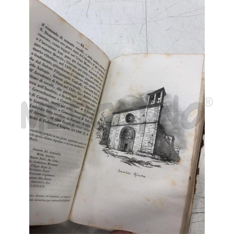 LIBRO LE VITE DEGLI ILLUSTRI AQUILANI 1847 | Mercatino dell'Usato Roma somalia 4