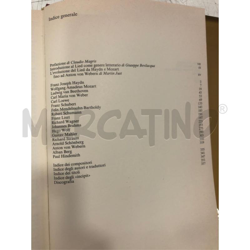 LIBRO LIEDER TESTI ORIGINALI E TRAD VALLARDI | Mercatino dell'Usato Roma somalia 4