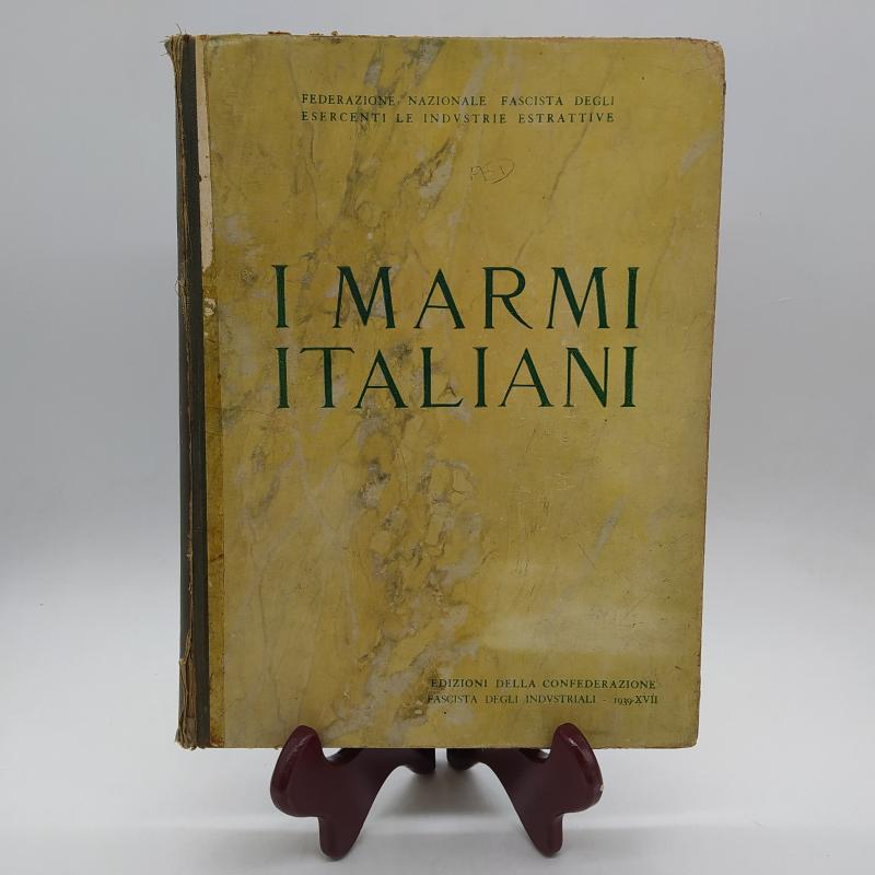 LIBRO MARMI ITALIANI FEDERAZIONE FASCISTA 1939 | Mercatino dell'Usato Roma somalia 1