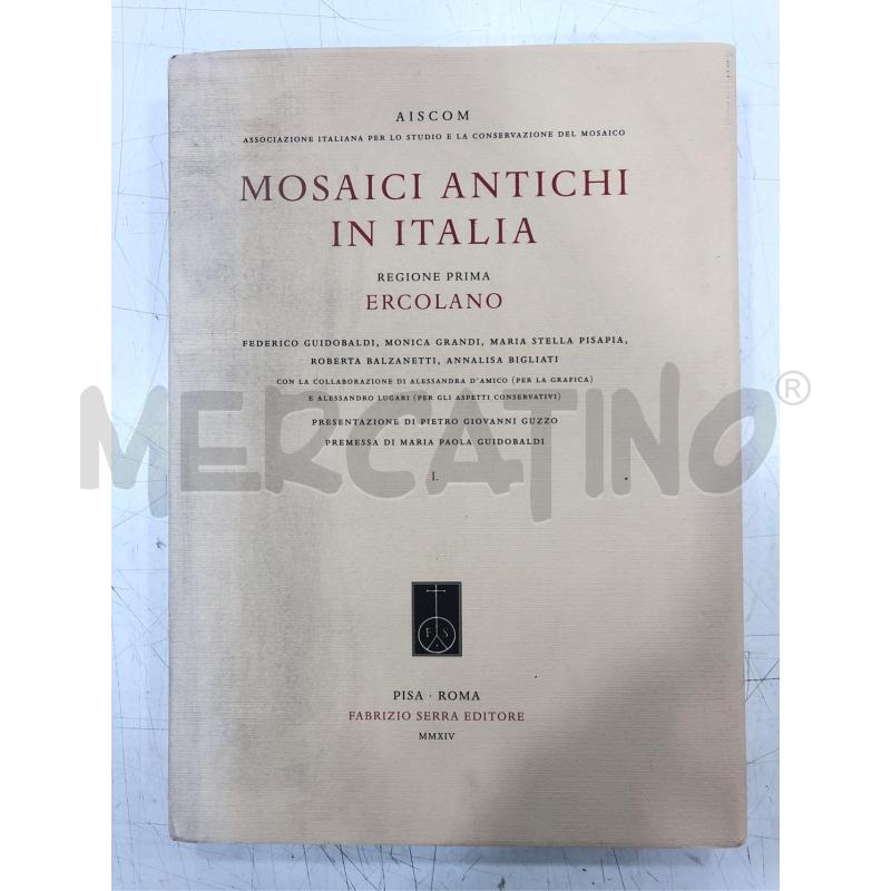 LIBRO MOSAICI ANTICHI IN ITALIA ERCOLANO SERRA EDITORE | Mercatino dell'Usato Roma somalia 1