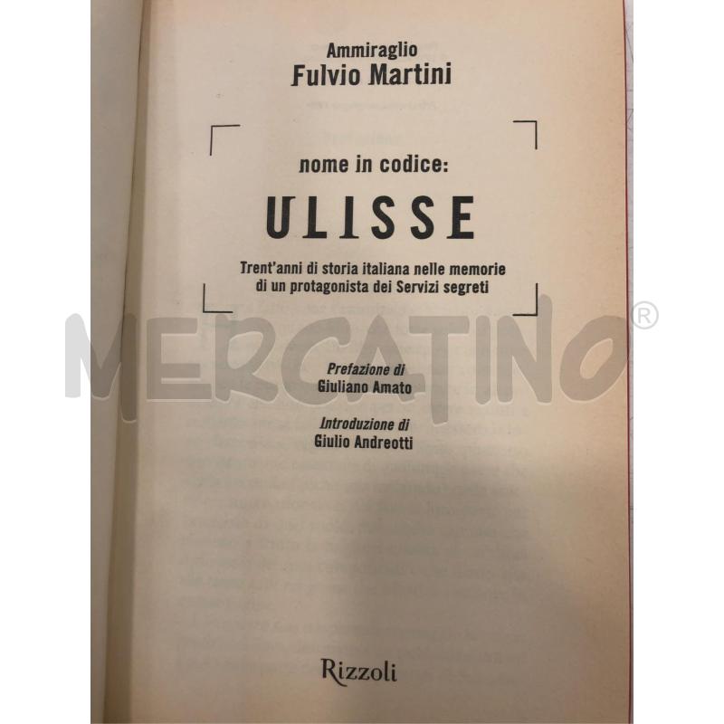 LIBRO NOME IN CODICE ULISSE FULVIO MARTINI | Mercatino dell'Usato Roma somalia 3