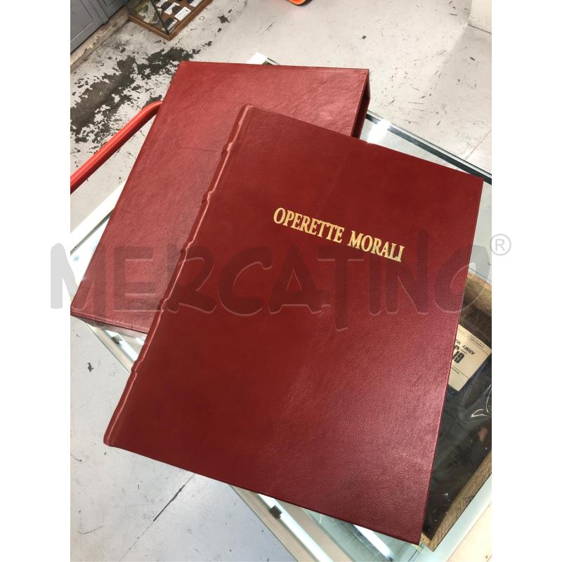 LIBRO OPERETTE MORALI TREC LEOPARDI | Mercatino dell'Usato Roma somalia 2