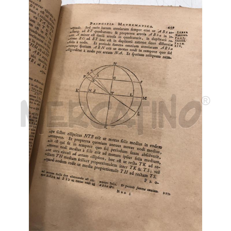 LIBRO PHILOSOPHIAE NATURALIS 1742 TOMO 3 | Mercatino dell'Usato Roma somalia 4