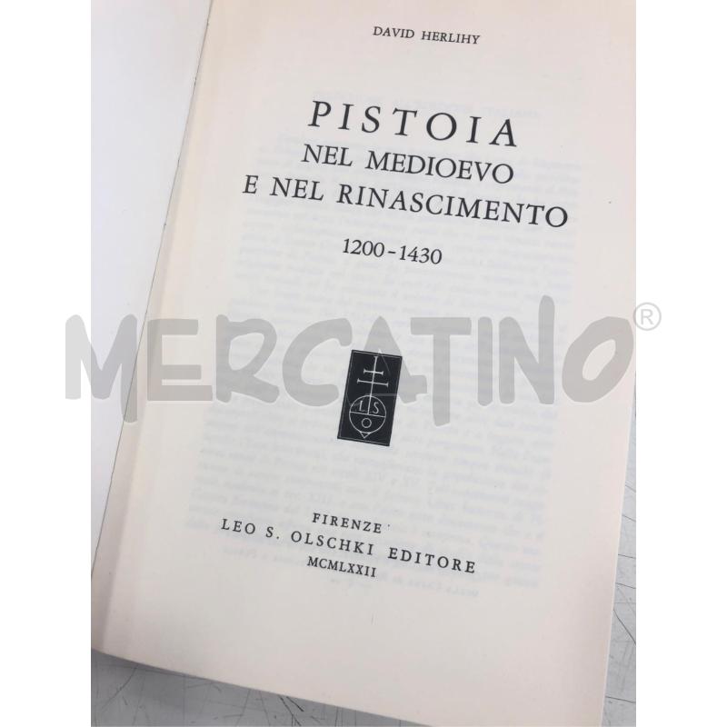 LIBRO PISTOIA NEL MEDIOEVO E NEL RINASCIMENTO 1200-1430 | Mercatino dell'Usato Roma somalia 2