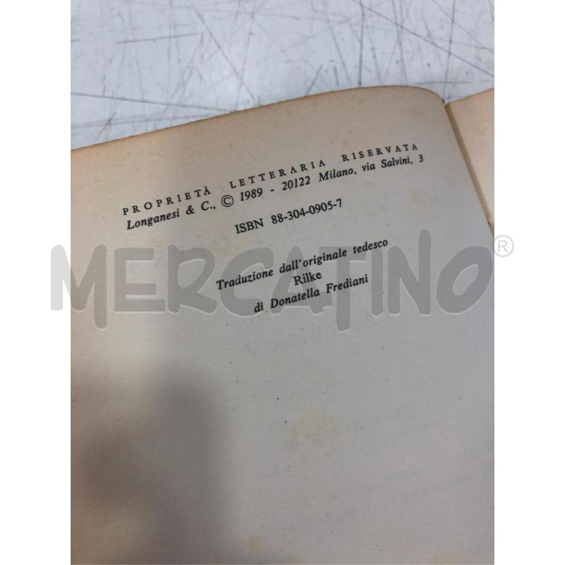LIBRO RILKE LA VITA E LE OPERE LONGANESI | Mercatino dell'Usato Roma somalia 4