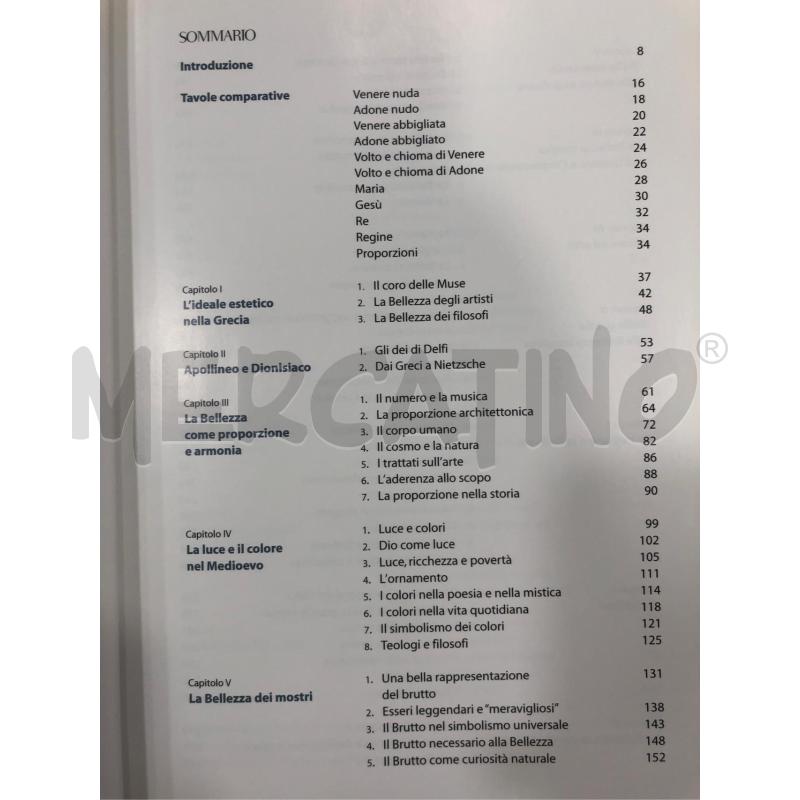 LIBRO STORIA DELLA BELLEZZA UMBERTO ECO 2004 | Mercatino dell'Usato Roma somalia 4