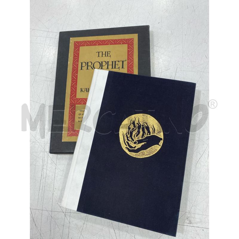 LIBRO THE PROPHET KAHLIL GIBRAN 1983 | Mercatino dell'Usato Roma somalia 2