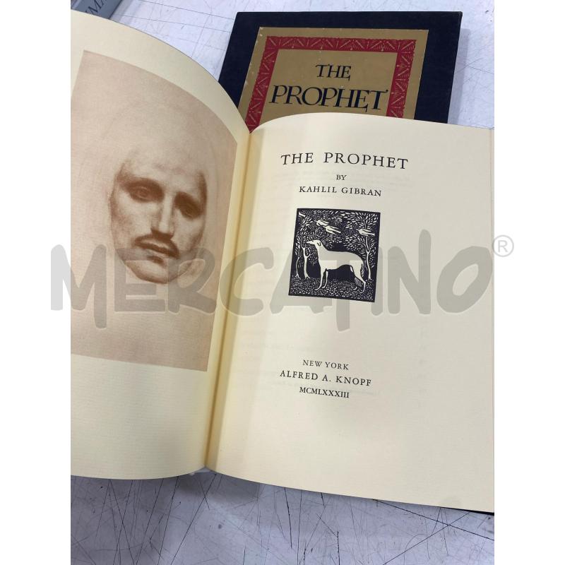LIBRO THE PROPHET KAHLIL GIBRAN 1983 | Mercatino dell'Usato Roma somalia 3