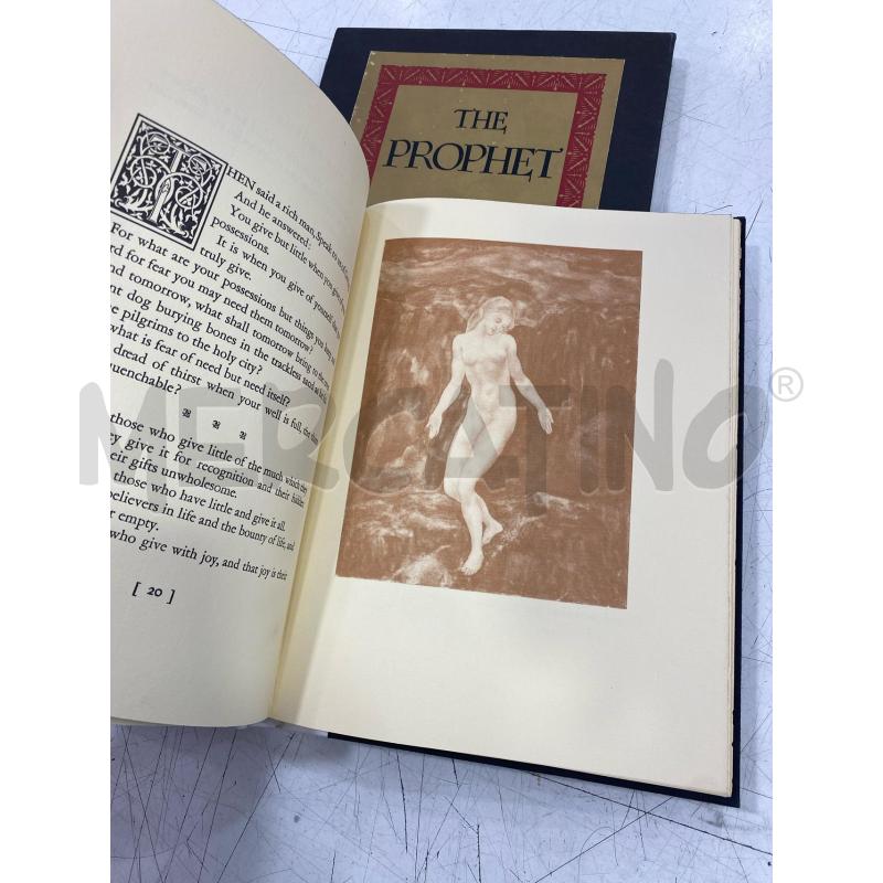 LIBRO THE PROPHET KAHLIL GIBRAN 1983 | Mercatino dell'Usato Roma somalia 4
