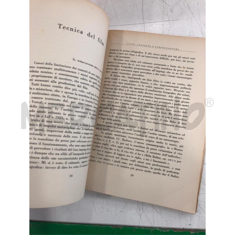 LIBRO VECCHIO FILM SOGGETTO E SCENEGGIATURA | Mercatino dell'Usato Roma somalia 3