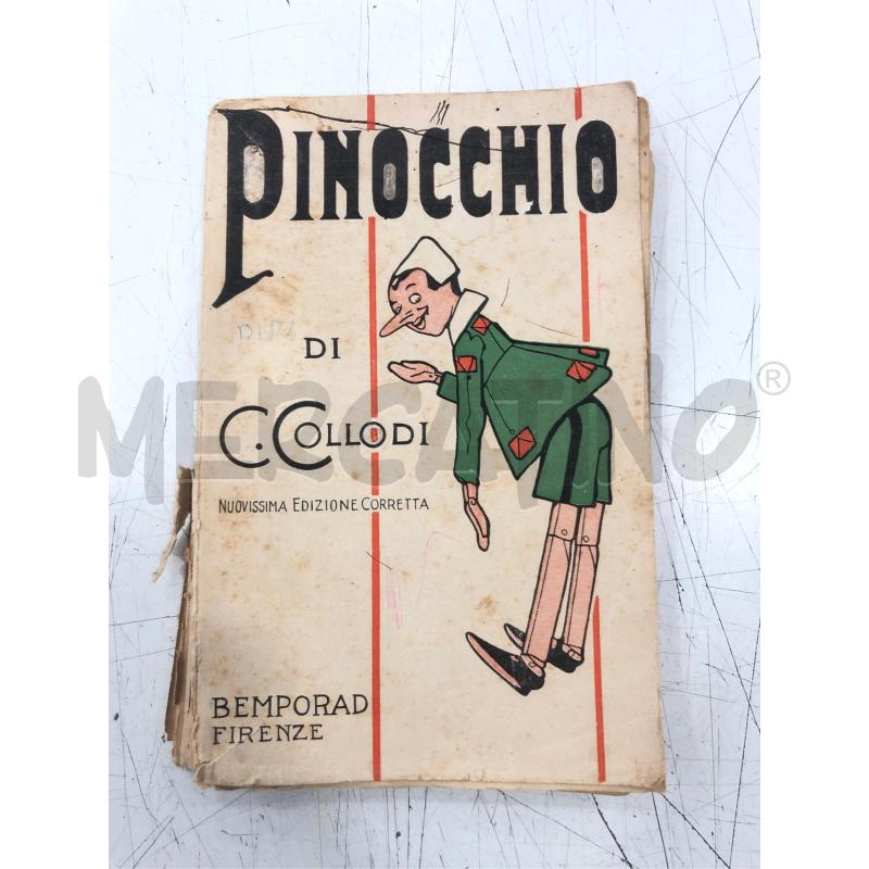 LIBRO VECCHIO PINOCCHIO CON DIFETTI 1931 | Mercatino dell'Usato Roma somalia 1