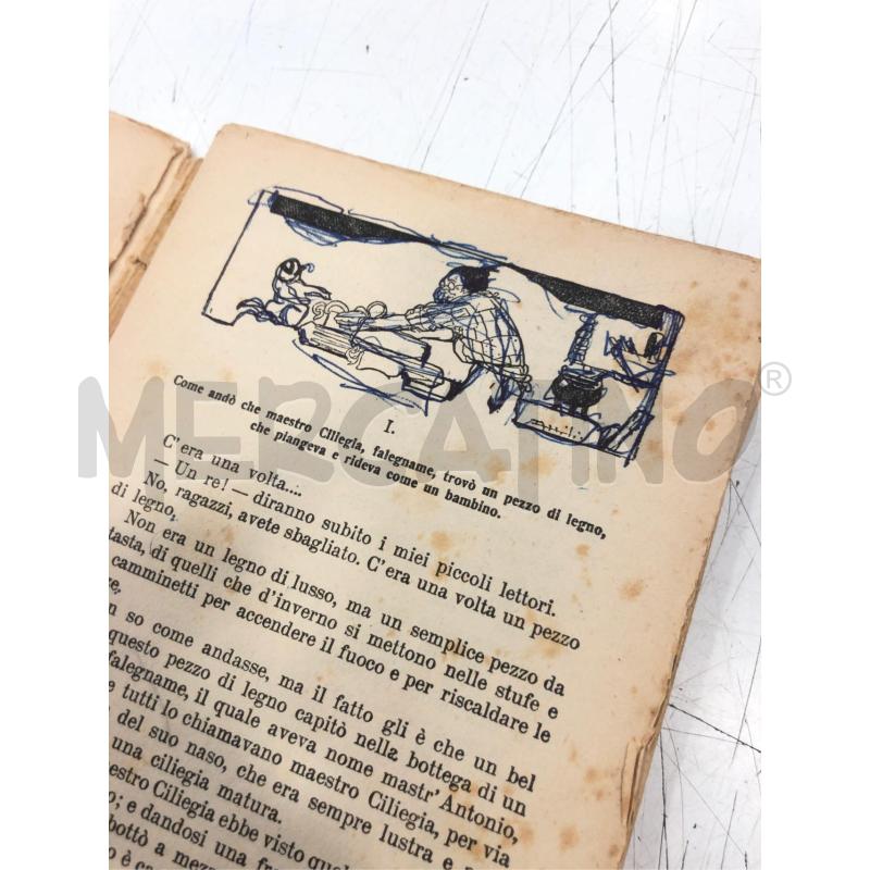 LIBRO VECCHIO PINOCCHIO CON DIFETTI 1931 | Mercatino dell'Usato Roma somalia 3