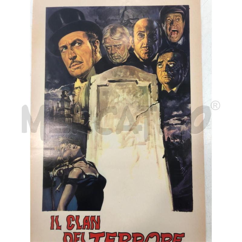 LOCANDINA IL CLAN DEL TERRORE VINCENT PRICE VINTAGE | Mercatino dell'Usato Roma somalia 3