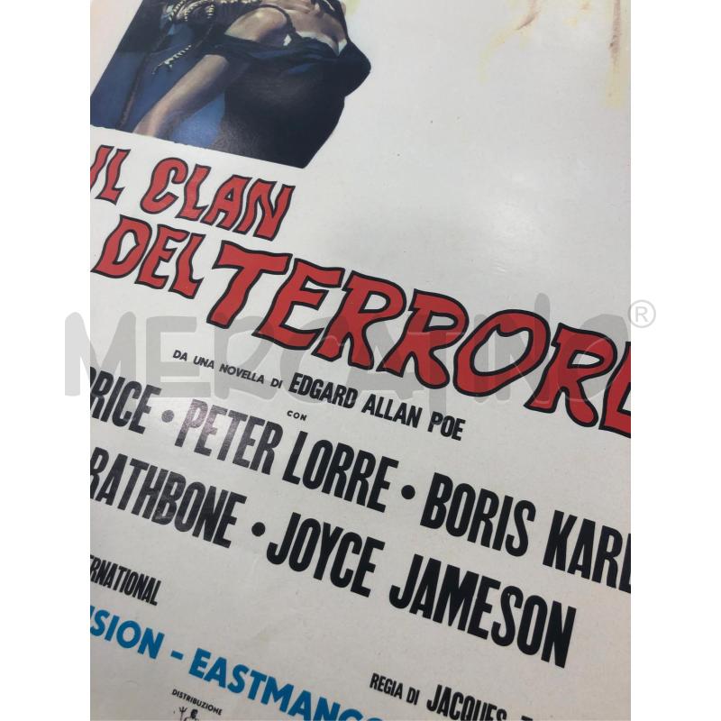 LOCANDINA IL CLAN DEL TERRORE VINCENT PRICE VINTAGE | Mercatino dell'Usato Roma somalia 4