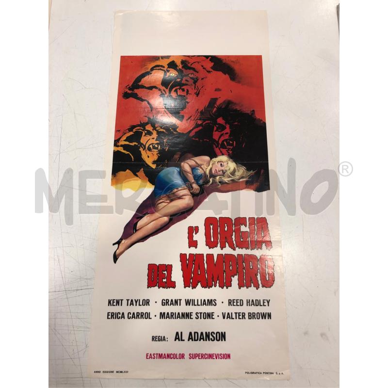 LOCANDINA L'ORGIA DEL VAMPIRO VINTAGE | Mercatino dell'Usato Roma somalia 1