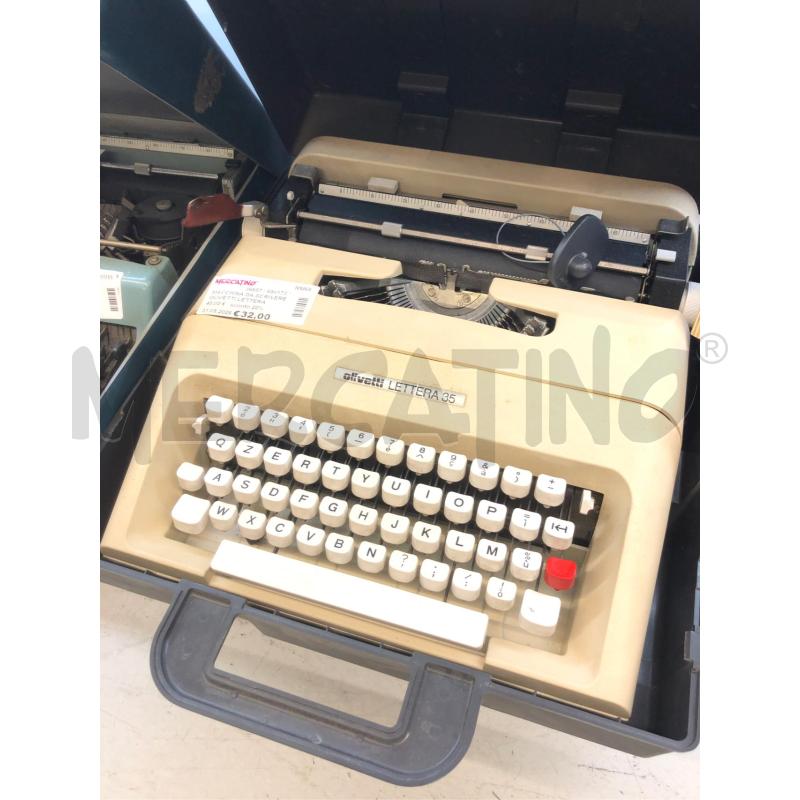 MACCHINA DA SCRIVERE OLIVETTI LETTERA 35 BEIGE | Mercatino dell'Usato Roma somalia 1