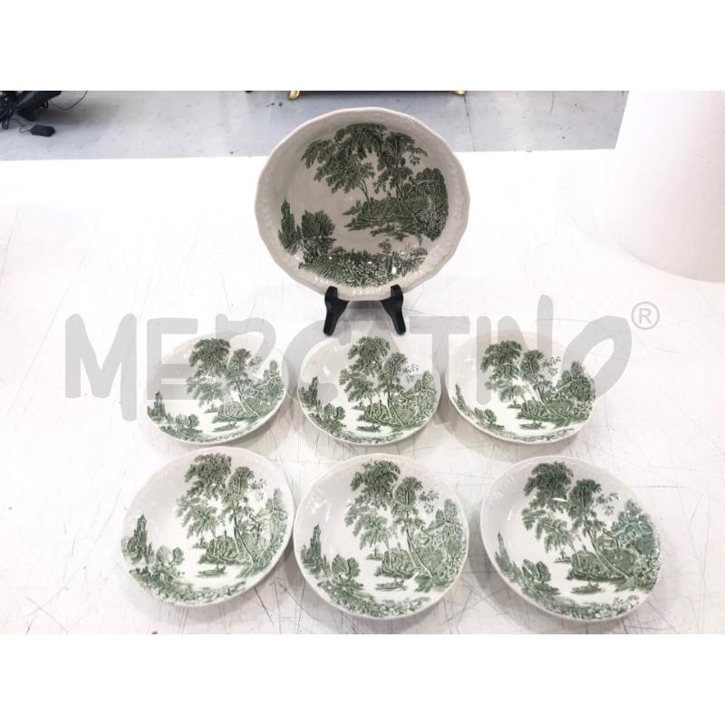 MACEDONIERA SWINNERTONS DEC VERDE +6COPPETTE | Mercatino dell'Usato Roma somalia 1