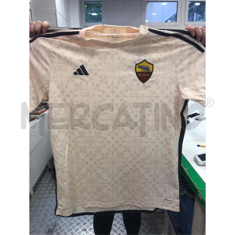 MAGLIA AS ROMA BEIGE 23/24 XL | Mercatino dell'Usato Roma somalia 1