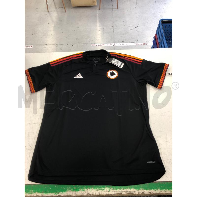 MAGLIA CALCIO ROMA NERA XL 23/24 | Mercatino dell'Usato Roma somalia 1