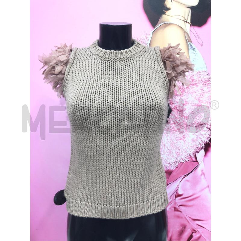 MAGLIA DONNA BRUNELLO CUCINELLI TORTORA MANICHE FRU | Mercatino dell'Usato Roma somalia 1
