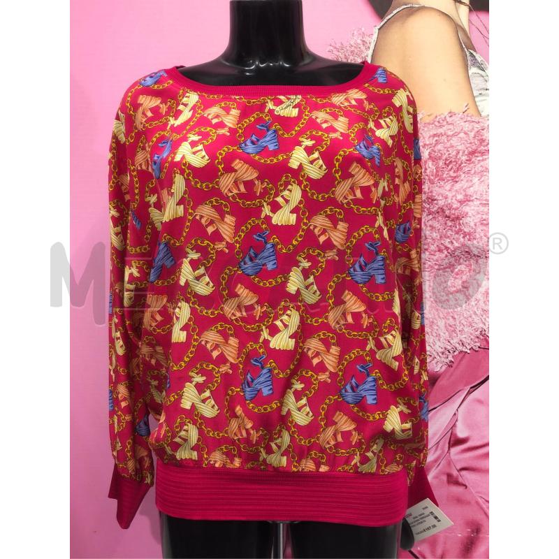 MAGLIA DONNA FERRAGAMO ROSA CATENE FANT  | Mercatino dell'Usato Roma somalia 1
