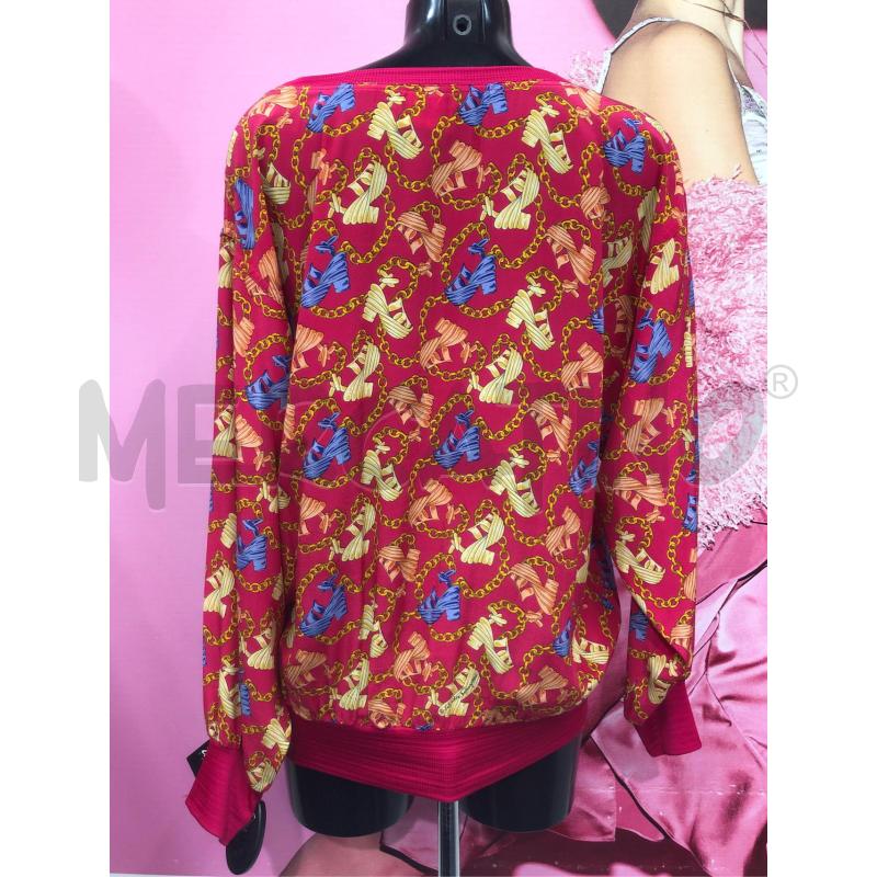 MAGLIA DONNA FERRAGAMO ROSA CATENE FANT  | Mercatino dell'Usato Roma somalia 3