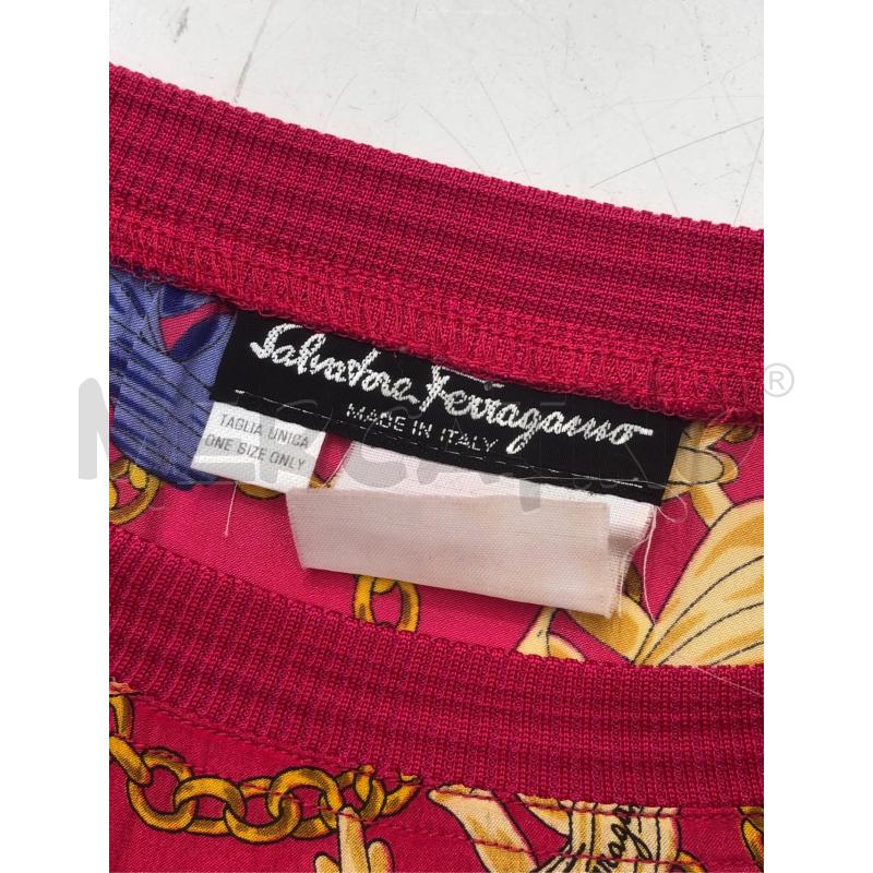 MAGLIA DONNA FERRAGAMO ROSA CATENE FANT  | Mercatino dell'Usato Roma somalia 4