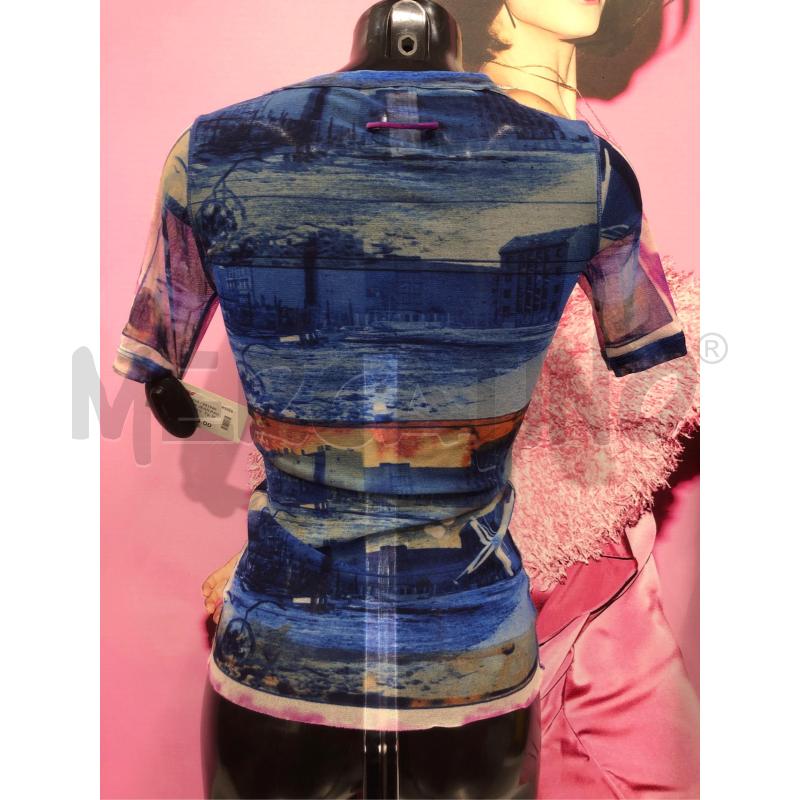 MAGLIA DONNA JEAN PAUL GAULTIER BLU VIOLA FANTASIA | Mercatino dell'Usato Roma somalia 2