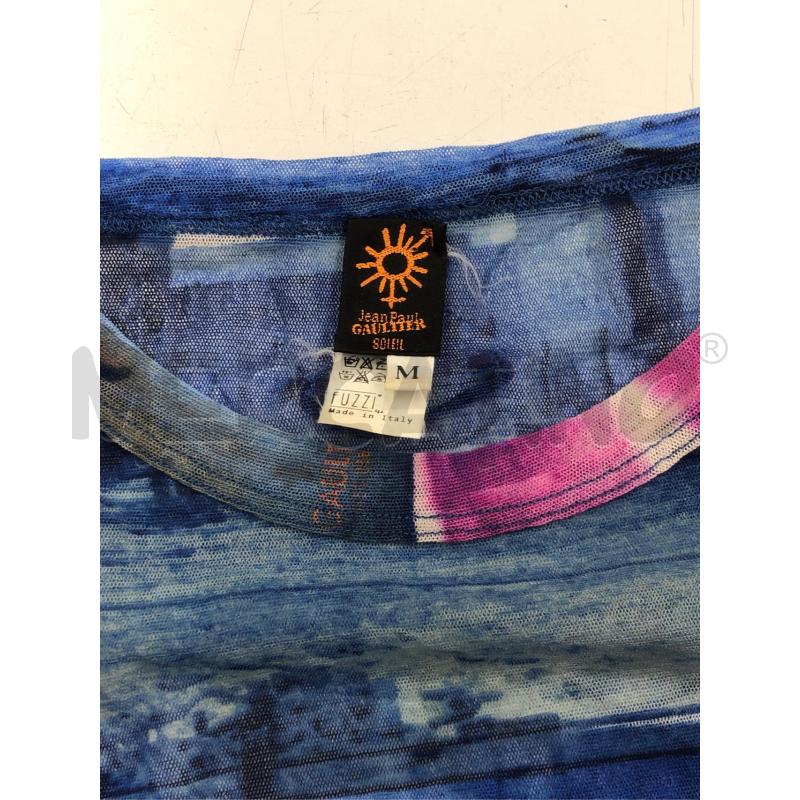 MAGLIA DONNA JEAN PAUL GAULTIER BLU VIOLA FANTASIA | Mercatino dell'Usato Roma somalia 3