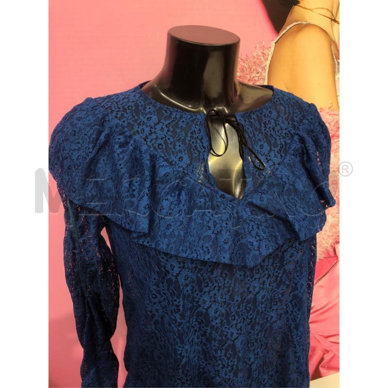 MAGLIA DONNA MAJE BLU PIZZO  | Mercatino dell'Usato Roma somalia 2