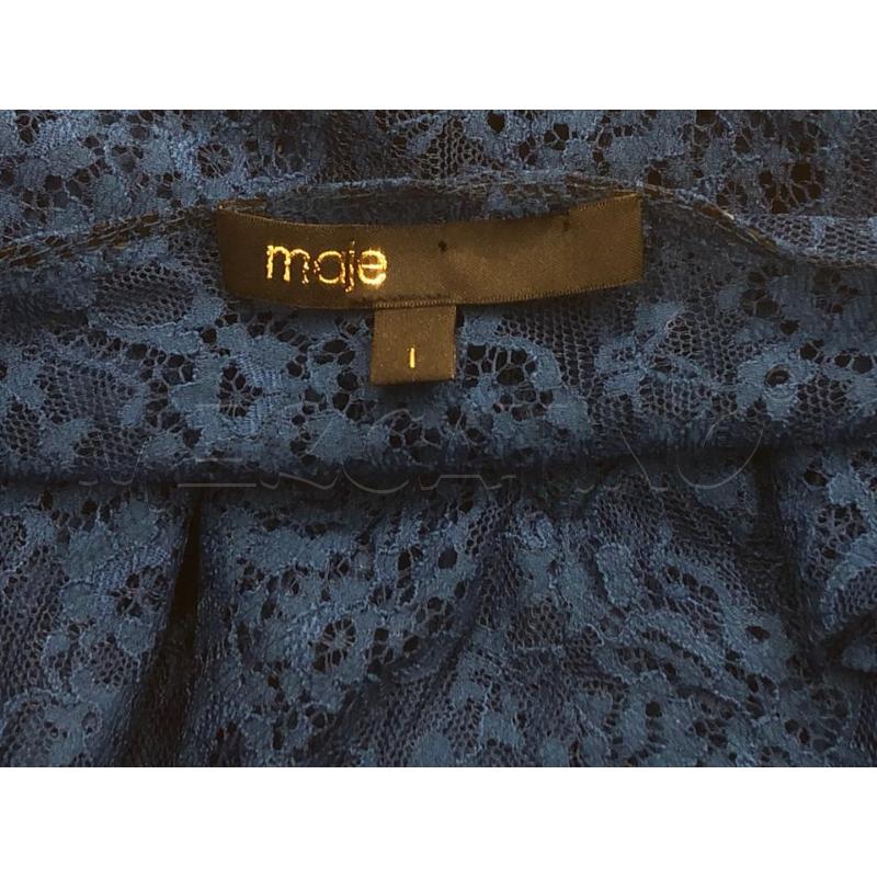 MAGLIA DONNA MAJE BLU PIZZO  | Mercatino dell'Usato Roma somalia 5