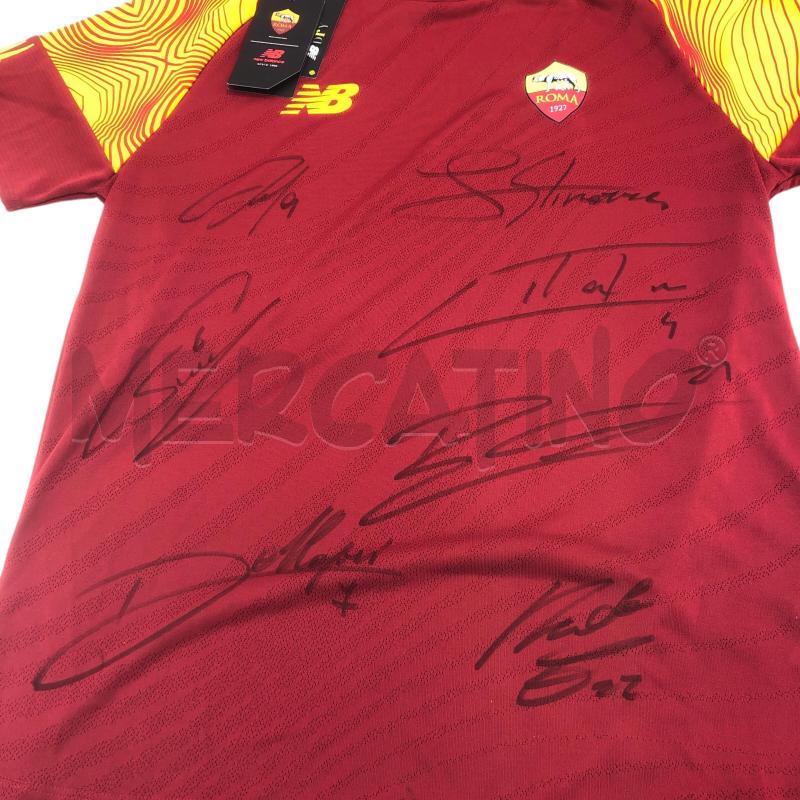 MAGLIETTA AS ROMA 2022/23 M CON AUTOGRAFI  | Mercatino dell'Usato Roma somalia 2