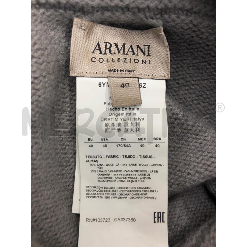 MAGLIONE DONNA ARMANI COLLEZIONI GRIGIO  | Mercatino dell'Usato Roma somalia 5
