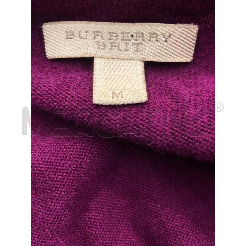 MAGLIONE DONNA BURBERRY BRIT VIOLA | Mercatino dell'Usato Roma somalia 5