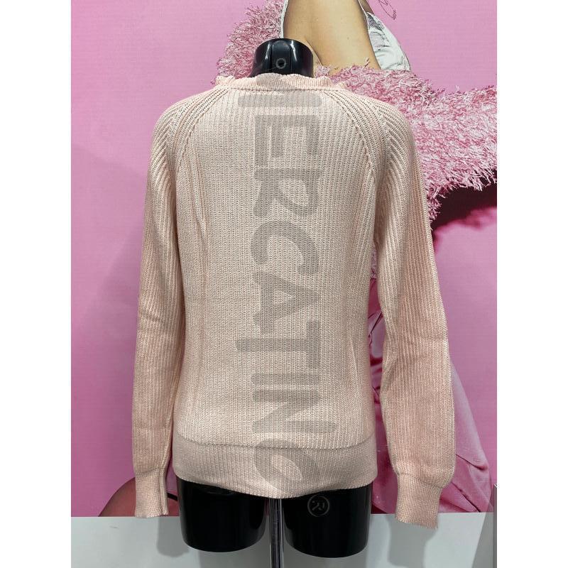 MAGLIONE DONNA LAZZARI ROSA BIANCO COSTINE  | Mercatino dell'Usato Roma somalia 3
