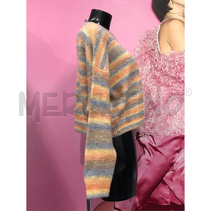 MAGLIONE DONNA PEPE JEANS MULTICLOR ARANCIO RIG | Mercatino dell'Usato Roma somalia 3