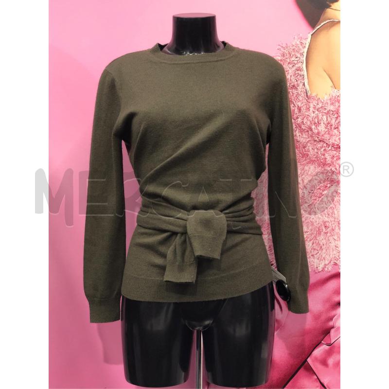 MAGLIONE DONNA SANDRO VERDE MIL  | Mercatino dell'Usato Roma somalia 1