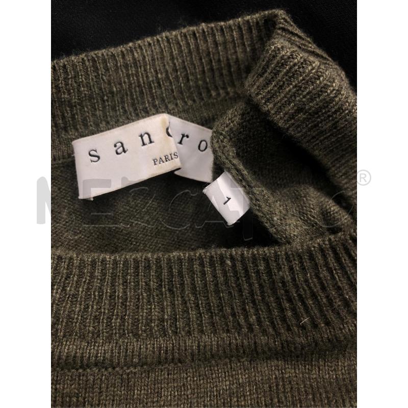 MAGLIONE DONNA SANDRO VERDE MIL  | Mercatino dell'Usato Roma somalia 5