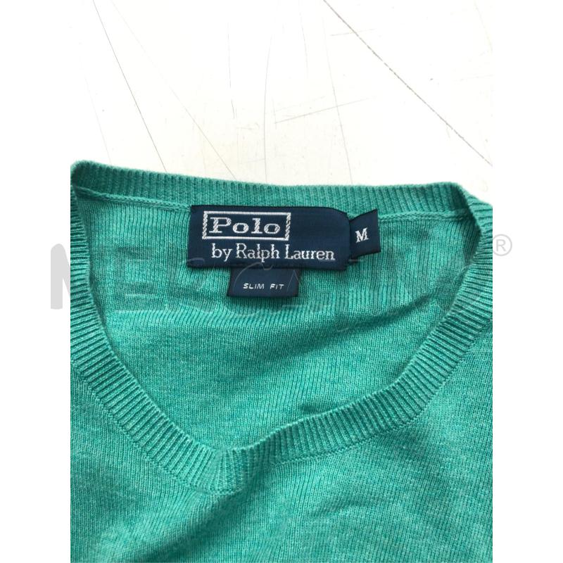 MAGLIONE UOMO POLO RALPH LAUREN VERDE  | Mercatino dell'Usato Roma somalia 3