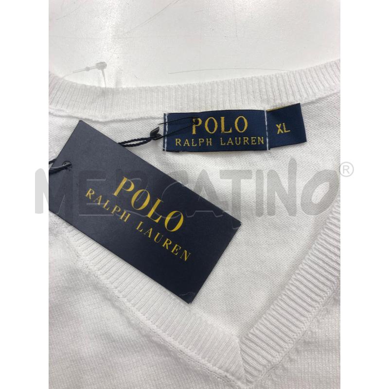 MAGLIONE UOMO RALPH LAUREN BIANCO NEW | Mercatino dell'Usato Roma somalia 5