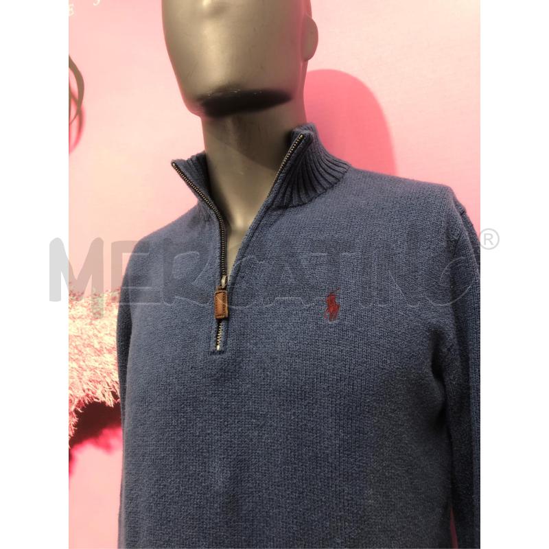 MAGLIONE UOMO RALPH LAUREN BLU COTONE | Mercatino dell'Usato Roma somalia 2