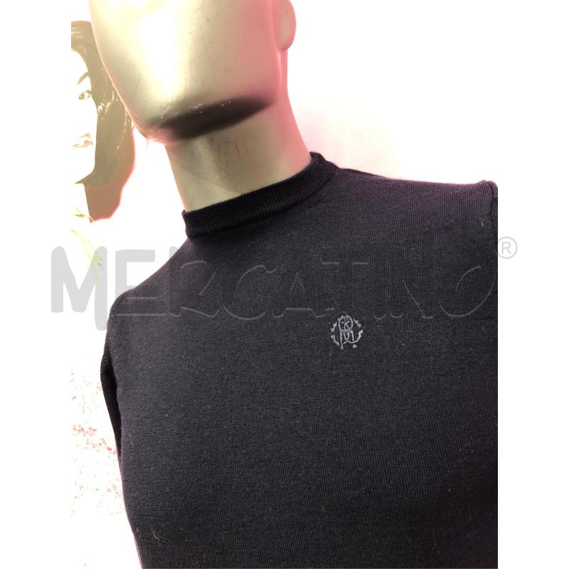 MAGLIONE UOMO ROBERTO CAVALLI BLU LANA | Mercatino dell'Usato Roma somalia 2