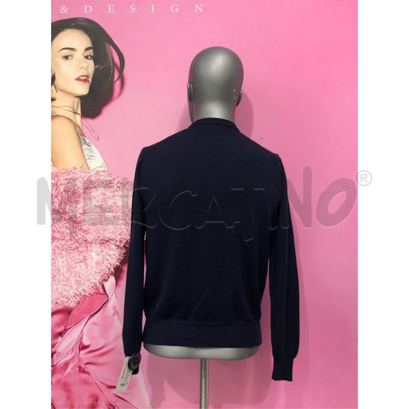 MAGLIONE UOMO ROBERTO CAVALLI BLU LANA | Mercatino dell'Usato Roma somalia 4
