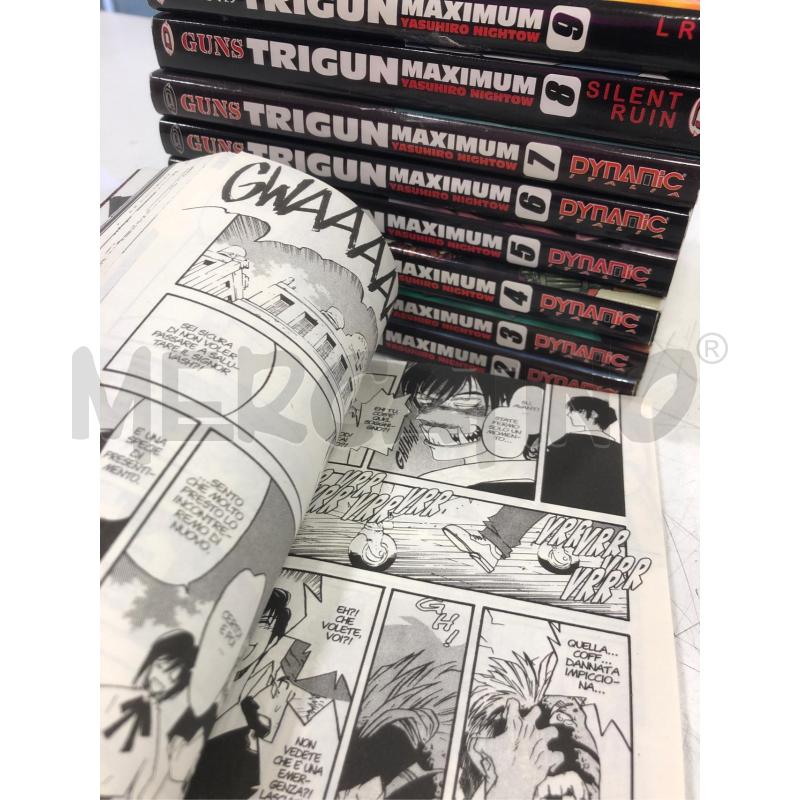 MANGA SERIE GUNS TRIGUN MAXIMUM 1/9 | Mercatino dell'Usato Roma somalia 3