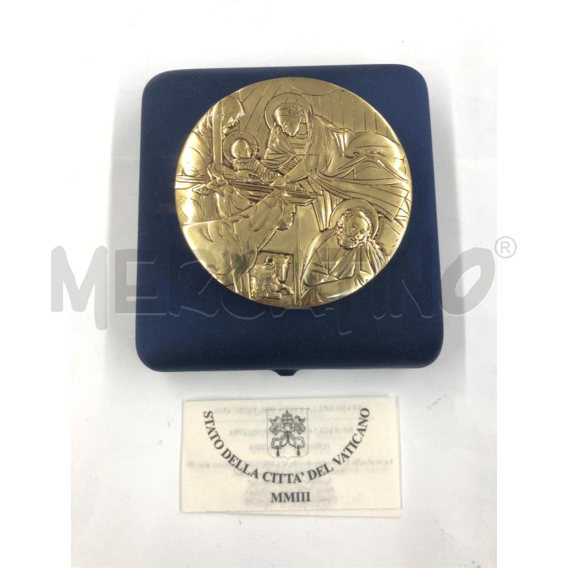 MEDAGLIA COMMEMORATIVA VATICANO 2003 OMAGGIO A GIOTTO DORATA | Mercatino dell'Usato Roma somalia 1