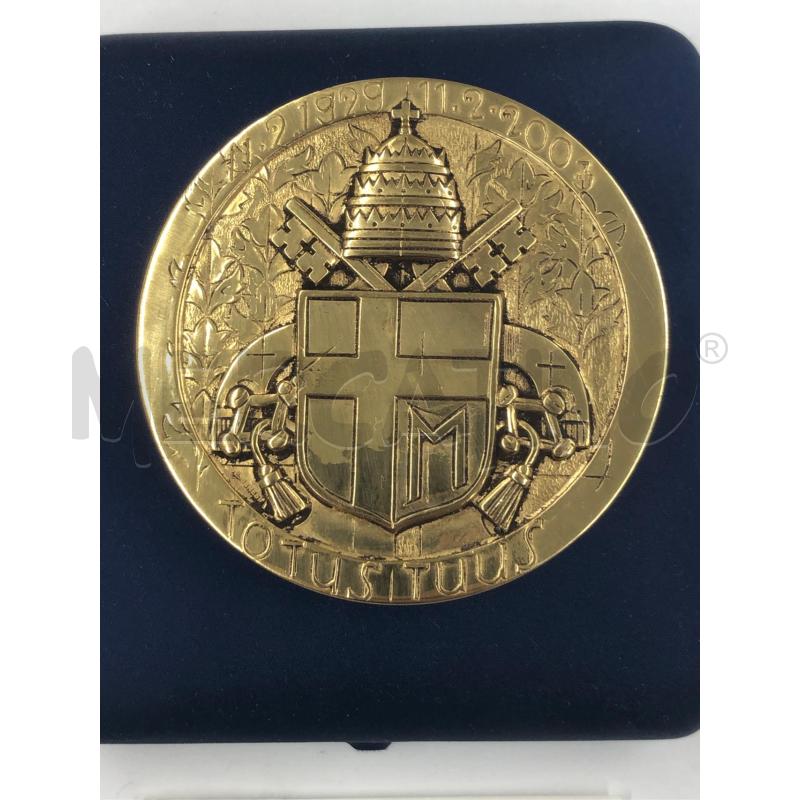 MEDAGLIA COMMEMORATIVA VATICANO 2003 OMAGGIO A GIOTTO DORATA | Mercatino dell'Usato Roma somalia 3