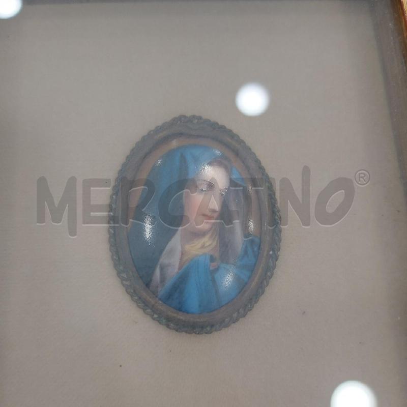 MINIATURA OVALE MADONNA C/LEGNO  | Mercatino dell'Usato Roma somalia 2