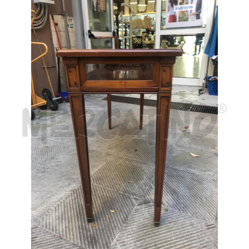 MOBILE CONSOLLE LEGNO PIANO VETRO MOLATO | Mercatino dell'Usato Roma somalia 3